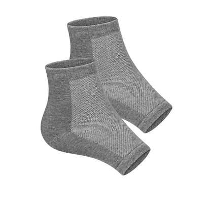1Pair Heel Moisturizing Socks Open Toe Socks Cracked Gel Heel Socks Foot Toeless Heel Repair Socks for Women Dry Hard Cracked