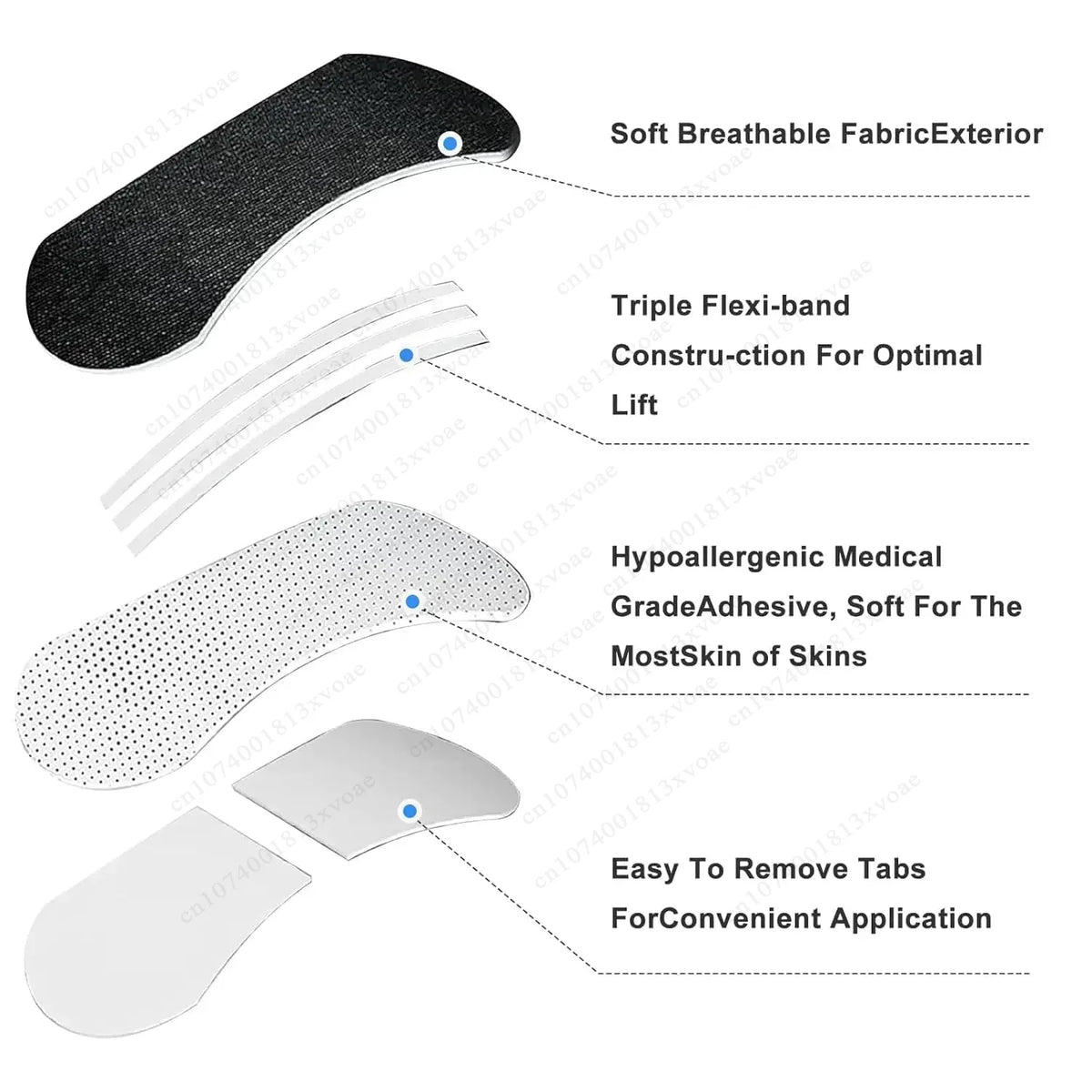 Sports Anti Snoring Nose Strips for Breathing Physical Expansion BreathableEnhanced  Nasal Patch Better Sleep Nasal Strips