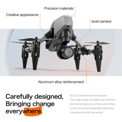 XD1 8K HD dual camera aerial camera, alloy anti-drop mini drone 2.4GWiFi drone foldable four-axis aerial camera