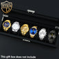 DEYROS 6 Pieces/Set Casual Fashion Men's Watch 6 Piece Set Quartz Men's Watch Alloy Strap Men's Ideal Gift Gift for Yourself