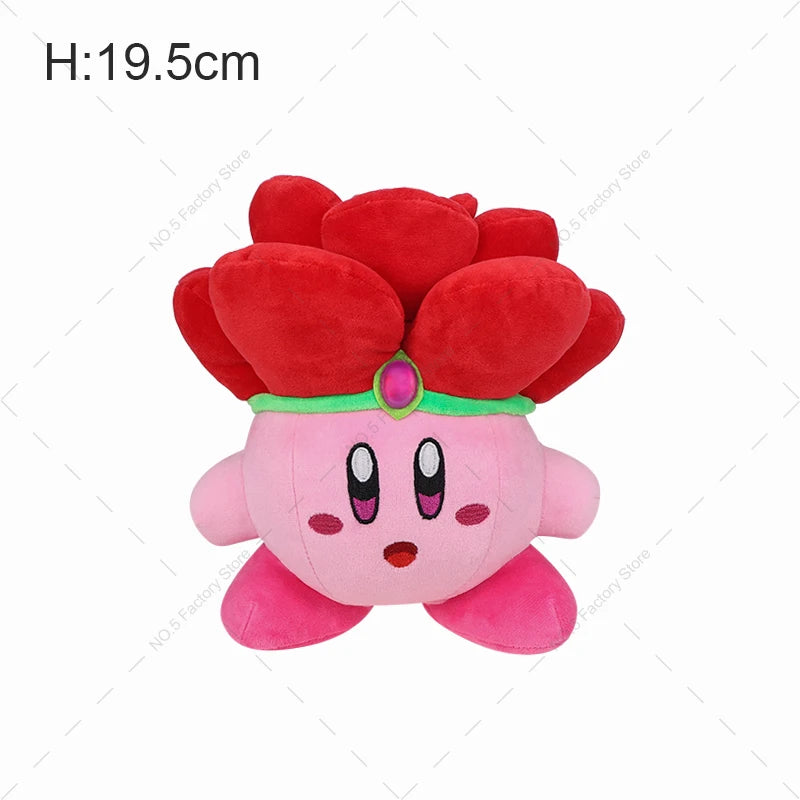 Cute Multicolor Kirby Plush Toy Kawaii Anime Star Kirby Sword Kirby Waddle Doo Elfilin Stuffed Doll Peluche Birthday Gifts