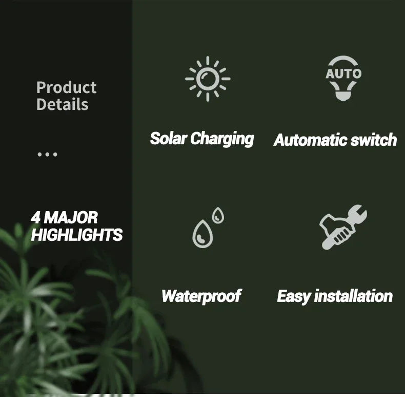 2Pcs Outdoor Solar LED Pathway Lights Walkway Garden Decor Street Lamp for Landscape Yard Patio Driveway Festival Lighting