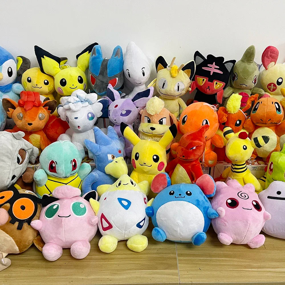 Tepig Oshawott Pokemon Stuffed Doll Pokemon Pikachu Sleeping Series Sylveon Glaceon Leafeon Gengar Plush Piplup Peluche Toy Gift