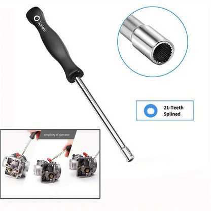 2Pcs 21-Teeth Splined + A-Circle Carburetor Adjustment Tool Screwdriver Kit For For Sears For Craftsman For Poulan