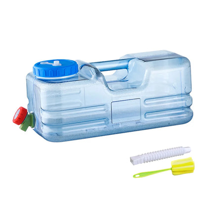 5/5.5/7.5/10L Capacity Pure Water Buckets Container With Faucet Driving Water Tank Emergency Water Storage Container For Outdoor