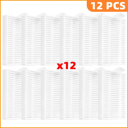 Compatible For iLife A30 Pro Robot Vacuum Cleaner Replacement Parts Kit Main Brush Side Brush HEPA Filter Mop Cloth Dust Bag