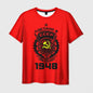 Retro Soviet CCCP 3D Print Sport Moisture-wicking Breathable Men T-shirt Harajuku Street Casual Trend Daily Comfort Short-sleeve