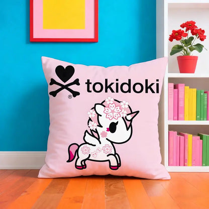 T-tokidoki Anime Pillow Case Pillow Case Plush Fabric Soft Double Sided Print Home Sofa High Quality Cushion