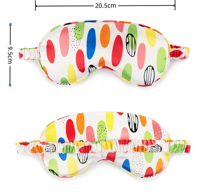 Imitated Silk Eye Mask Shading Sleep Eye Mask Eyepatch Travel Relax Cover Eyeshade Sleeping Aid Eye Mask Eye Care Health Tools