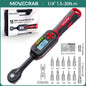 MOVECRAB Series Digital Torque Wrench 1.5-340N.m 2% Accuracy Preset Values with Buzzer, LED Flash & HandleVibration Notification