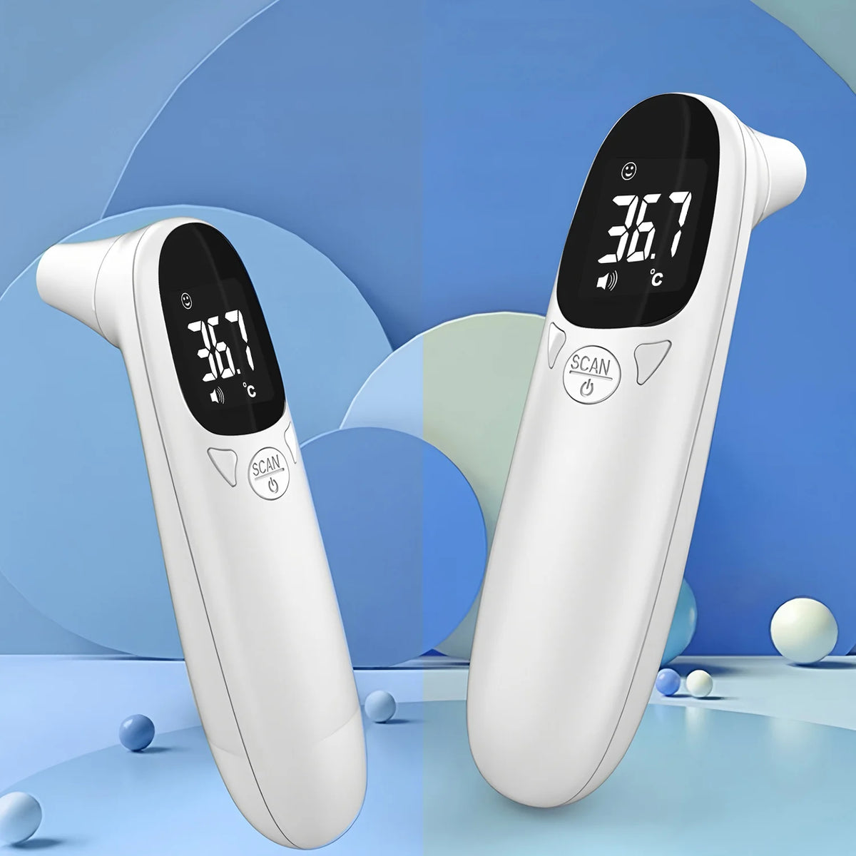 Baby Non-contact Thermometer Fever Detector Medical Body Temperature Meter Home for Child Adult Ear Thermograph ℃ ℉