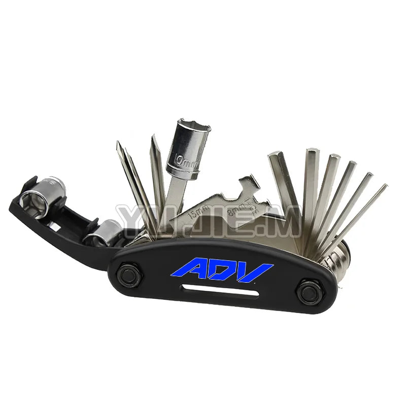 For Honda ADV150 ADV160 ADV350 ADV 150 160 350 Motorcycle Accessories 16 in 1 Multi Repair Hex Spoke Cycle Screwdriver Set Tools
