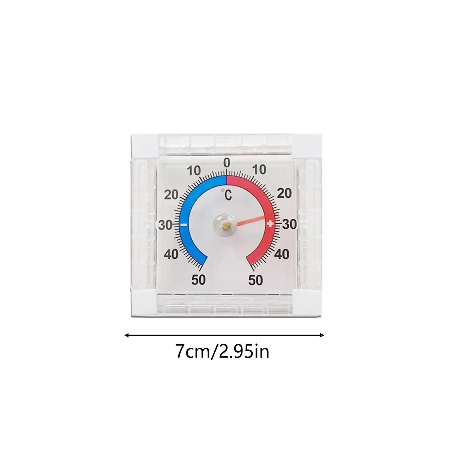 Indoor Outdoor Temperature Gauge Weather Resistant Monitor Temperature Monitor Meter for Backyard Patio Lawn Greenhouse Home