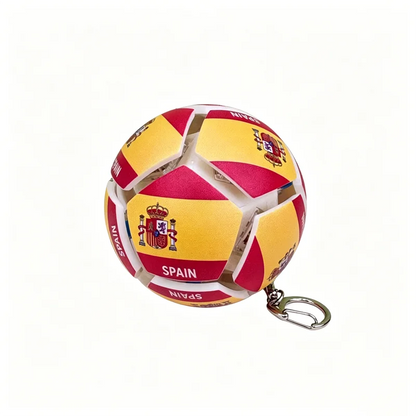 USA Mexico Canada All Country Flag Football Keychain Fidget Stress Ball Squishy Decompression Toy Anxiety Relief Fan Souvenir