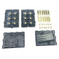 DIY Energy Storage Kit 18650 21700 Battery Holder Case Box Bracket Slot PC Plastic Material Support 6P 8P Splicable No Soldering