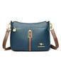 Brand Design Three Layers Fashion Shoulder Messenger Bags Luxury Soft Leather Crossbody Sac Quality Small Handbags and Purses