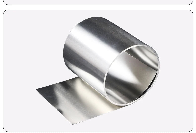 1 Meters 304 stainless steel strip sheet steel  coil steel strip 0.01 0.02 0.05 0.1 0.2 0.3 0.4 0.5 mm thickness