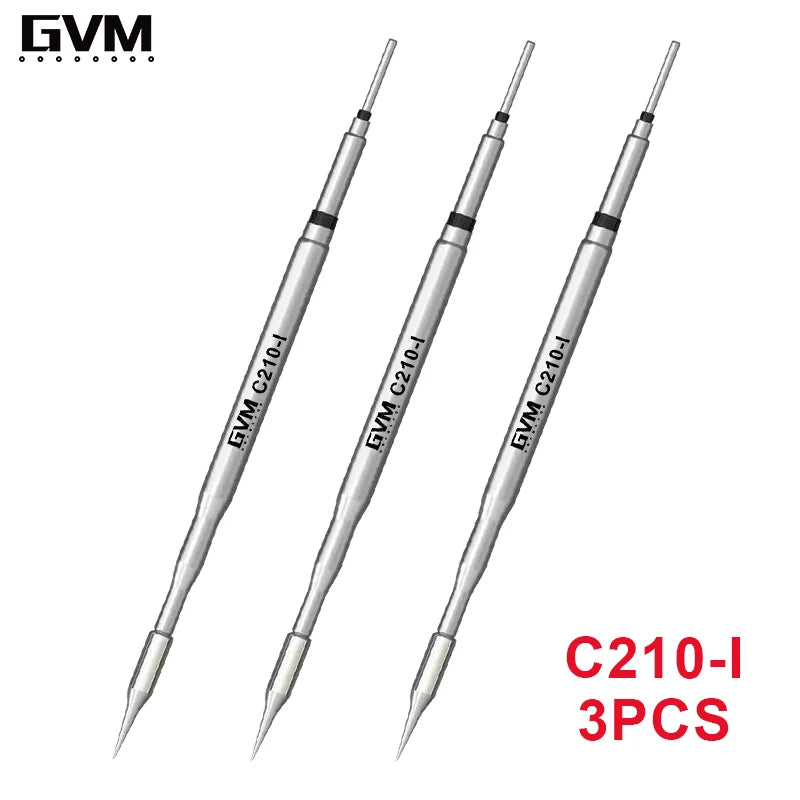 GVM C210 Series Integrated Soldering Iron Tips and Heating Core Efficient Heat Conduction Temperature Recovery for GVM T210