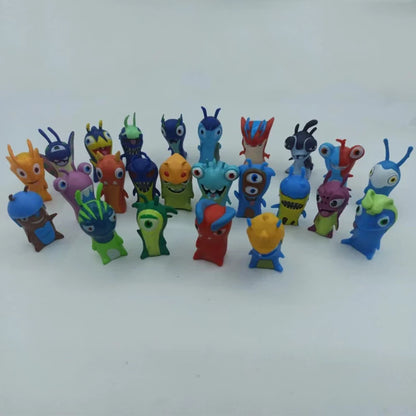 24pcs Slugterra Slug Magic Beast Monster Kawaii Cute Anime Character Model Series Toy Gift Children Adult Cartoon Elf Anime Toy