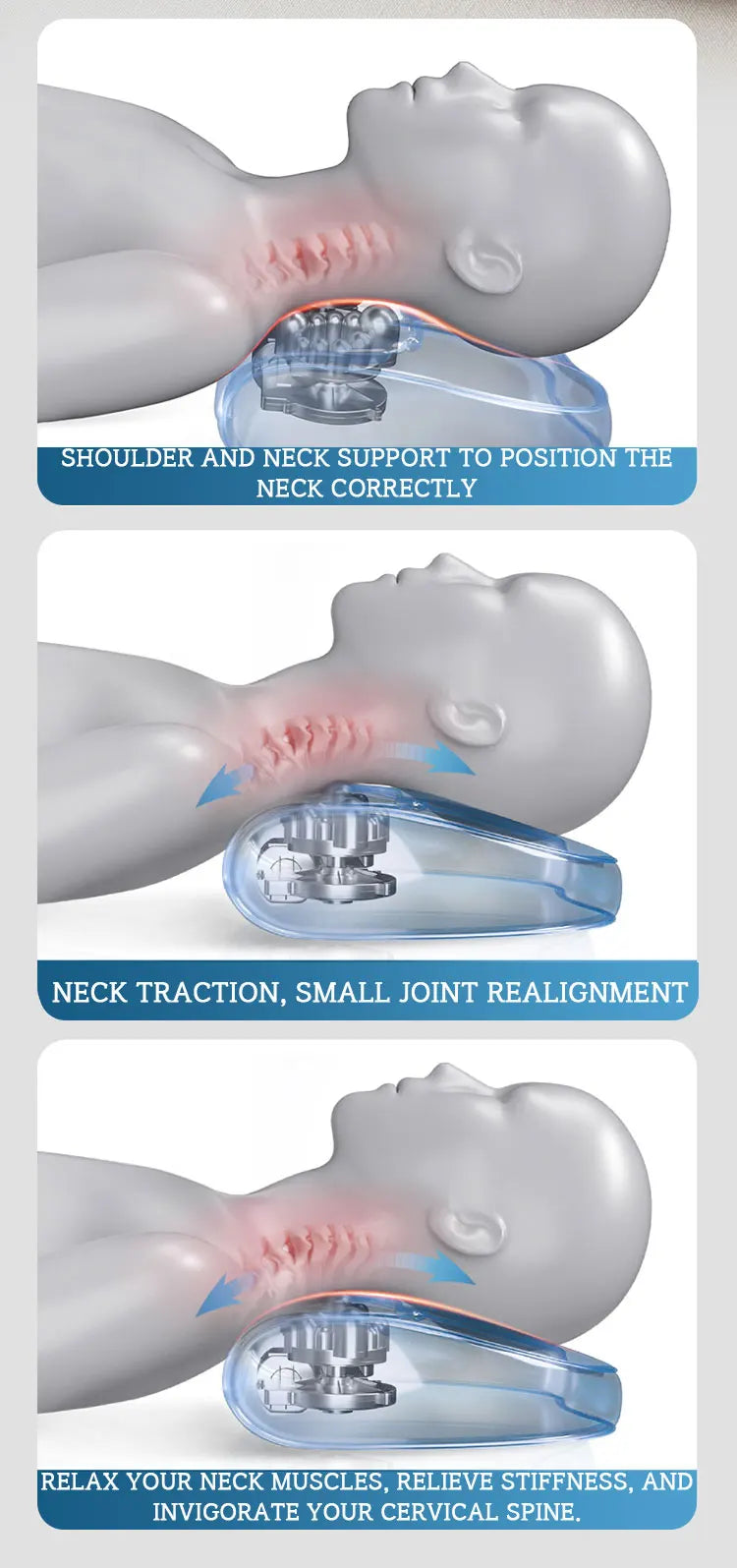 Haier Cervical Neck Massager Pillow Back Muscle Massagers Machine 3D Stereo Electric Massage Device Relax Tool