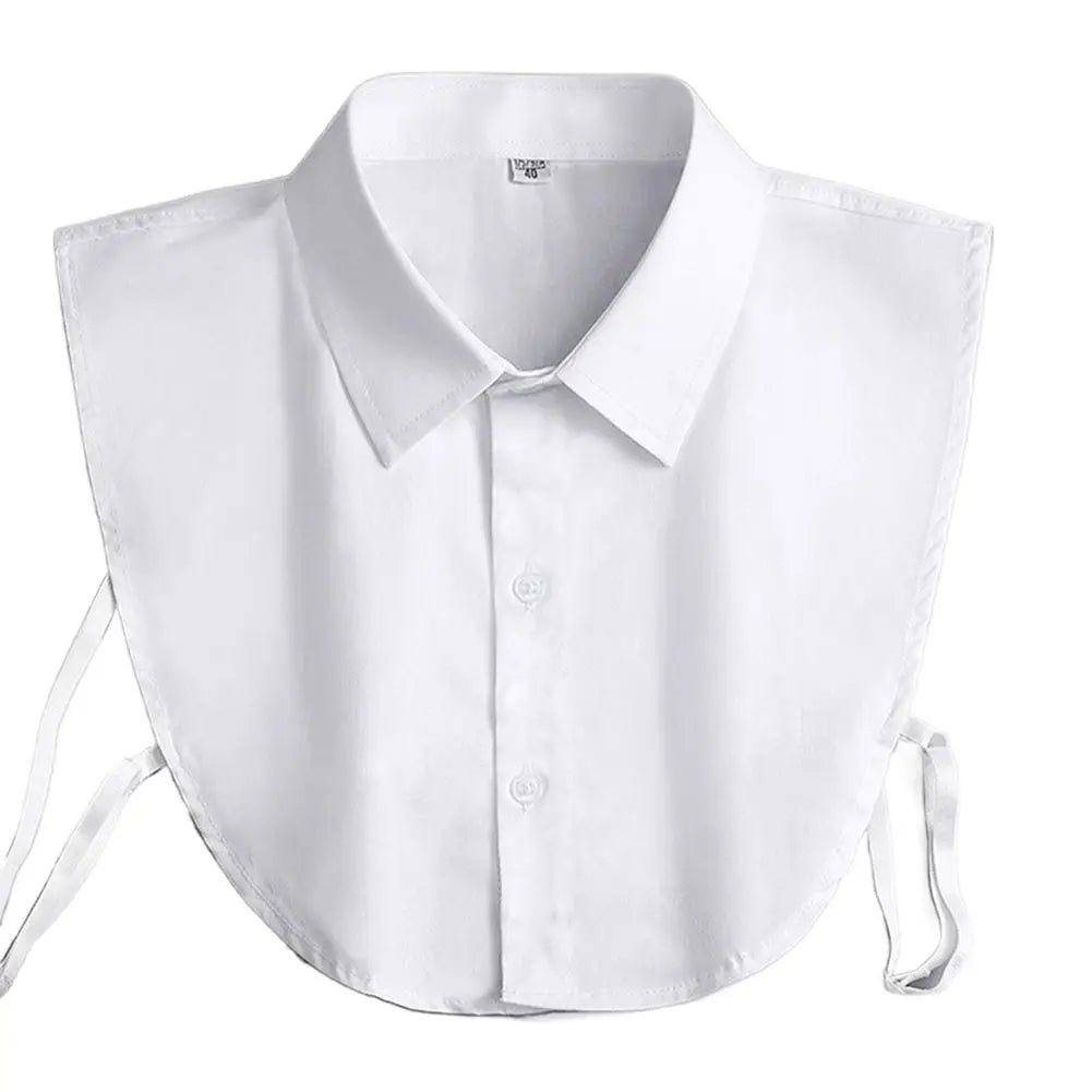 Women's Fashionable and Elegant Encrypted Chiffon Fake Collar Half Shirt Detachable Versatile Accessory Collar