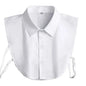 Women's Fashionable and Elegant Encrypted Chiffon Fake Collar Half Shirt Detachable Versatile Accessory Collar