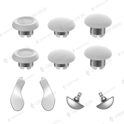 10-in-1 Plastic Thumbstick Joystick Cap for PS5 Edge Controller Analog Joystick 6 Swap Stick 4 Paddle and D-Pad Accessory