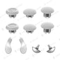 10-in-1 Plastic Thumbstick Joystick Cap for PS5 Edge Controller Analog Joystick 6 Swap Stick 4 Paddle and D-Pad Accessory