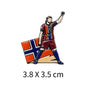 2026 USA Canada Mexico Football Pin Badge Cartoon Alloy Unisex Soccer Player Souvenir Brooch DIY Clothes Bags Hat Scarf Jeans