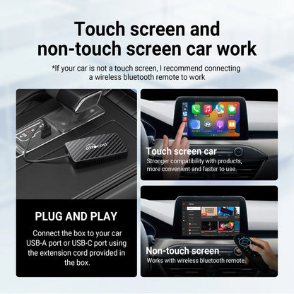 OTTOCAST Wireless CarPlay Android Auto Adapter Play2Video Pro Video Box New WiFi Car Accessories for Youtube for Netflix