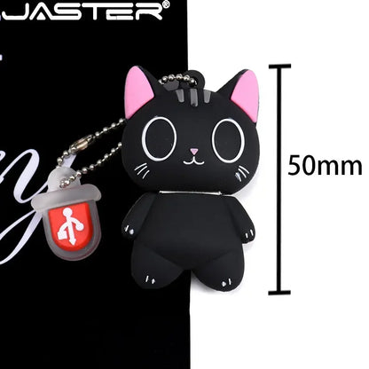 JASTER Uroczy Kreskówkowy Zwierzęcy Pendrive USB 64 GB Pingwin Kot Pamięć USB 32 GB Sowa Dinozaur Pendrive 16 GB Pszczoła Lis Pendrive 8 GB