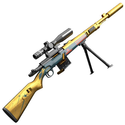 130cm Large Kar98k Soft Bullet Gun, Capable Of Firing Soft Bullets, Throwing Toy Soft Bullet Gun, Birthday Gift Toy Gun Model