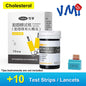 Cofoe Uric Acid, Glucose, Cholesterol 3-in-1 Monitor - Medical Grade Accuracy Blood Glucose Meter Uric Acid Cholesterol Monitor