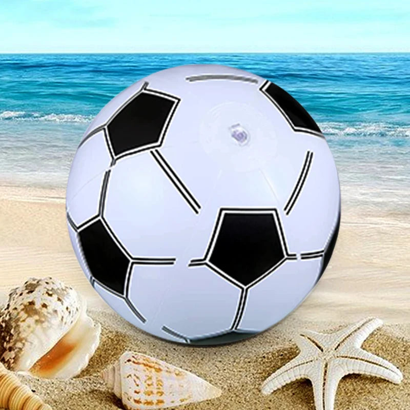 1pc Inflatable Beach Ball Football Soccer Ball for Summer Swimming Pool Party Favor Game for Boys Girls