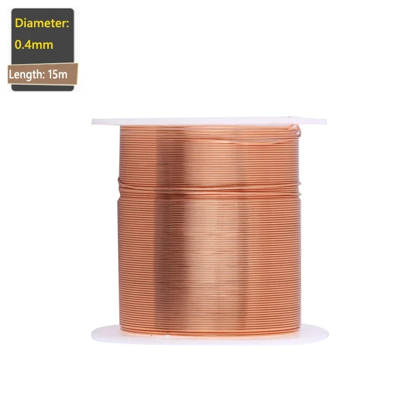 1-3 rolki emaliowanego drutu miedzianego 0,06 mm -1,2 mm Drut miedziany Kabel drut magnetyczny Emaliowany drut miedziany Drut do uzwojeń Drut miedziany do cewek