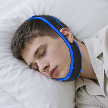 1PC Adjustable CPAP Anti Snore Chin Strap Stop Snoring Snore Belt Sleep Apnea Chin Support Straps Health Care Sleeping Aid Tools