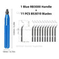 Deburring Tool RB3000 with 1 or 11 High Speed Steel Swivel Blades BS1010 BS1018 BK3010 BS3010 360 Degree Rotary Head Burr Remove