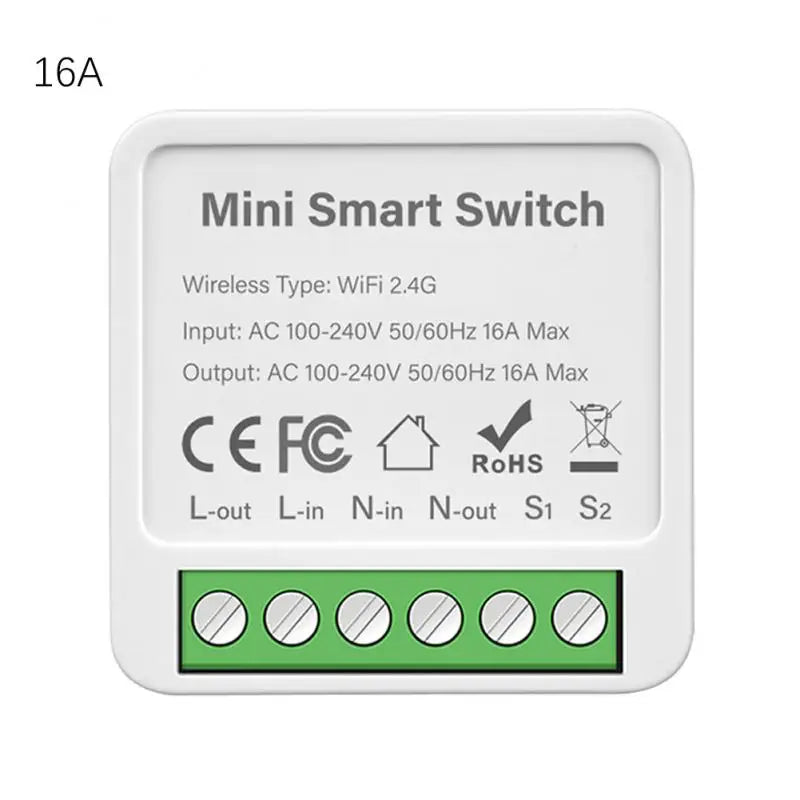 Zigbee Tuya Smart WiFi Switch DIY 2-way Control EWelink Mini Light Switches Module Power Metering Breaker For Alexa Google Home