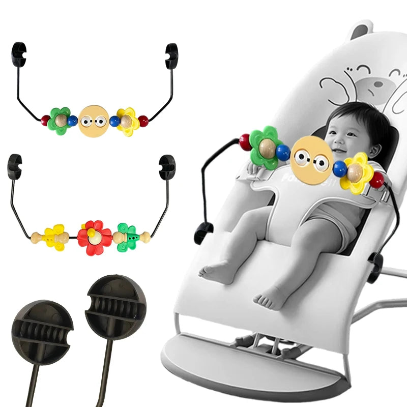 Baby Rocking Chair Spiral Rattle Toy Babysitter Cradle Hanging Newborn Stroller Play Arch Bed Toys for Babies Car Seat Toys