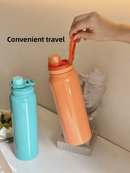 Thermos Bottle Car Insulated Flask Water Tumbler for Outdoor Sports Travel Vacuum Flasks Stainless Steel Thermal Cup