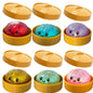 Glitter dumpling squishies Glitter Dumpling Squishy with Box Dumplings Sensory Dumpling Pressure Toy for Stress Relief