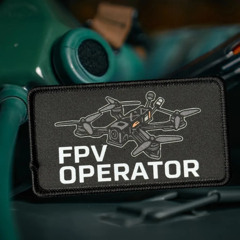 FPV Operator Morale Tactical Patch Military Army Armband Drone Printed Hook & Loop Patches Clothing Backpack Decorative Stickers
