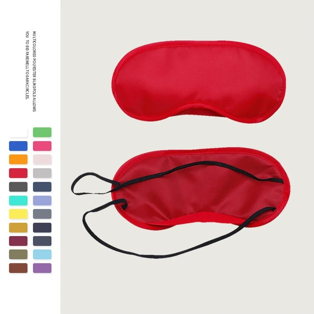 Silk Sleep Eye Mask Padded Shade Eye Cover Patch Sleeping Mask Eyemask Blindfolds Travel Relax Rest Women Men