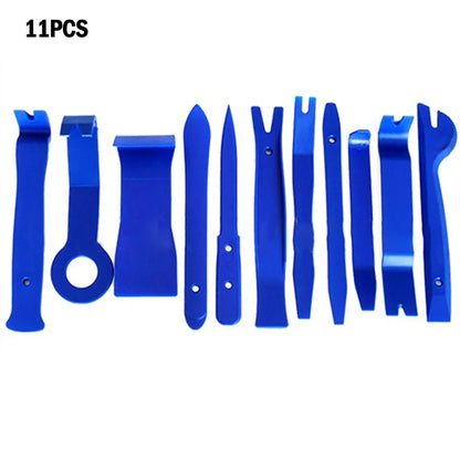 7/8/11/12Pcs Car Door Clip Car Disassembly Tools Set DVD Stereo Refit Kits Interior Plastic Trim Panel Dashboard Removal Tools