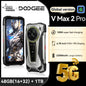World Premiere DOOGEE V Max 2 Pro 5G Rugged Phone 6.78" FHD+ IPS 120Hz Display 48GB+1TB 22000mAh 200MP 120W Smartphon Android 16