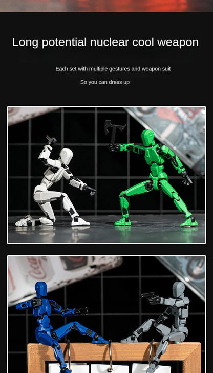 Multi-Jointed Movable Robot 3D Printed Mannequin Toy 13 Action Figure Full Body Movable Robot Toys Gifts For Children