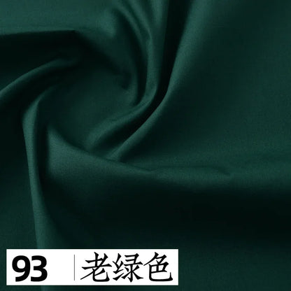 145x50cm Solid Color Pure Cotton Poplin Clothing Fabric DIY Handmade Clothes for Girls, Plain Color Antique Skirt Cotton Cloth