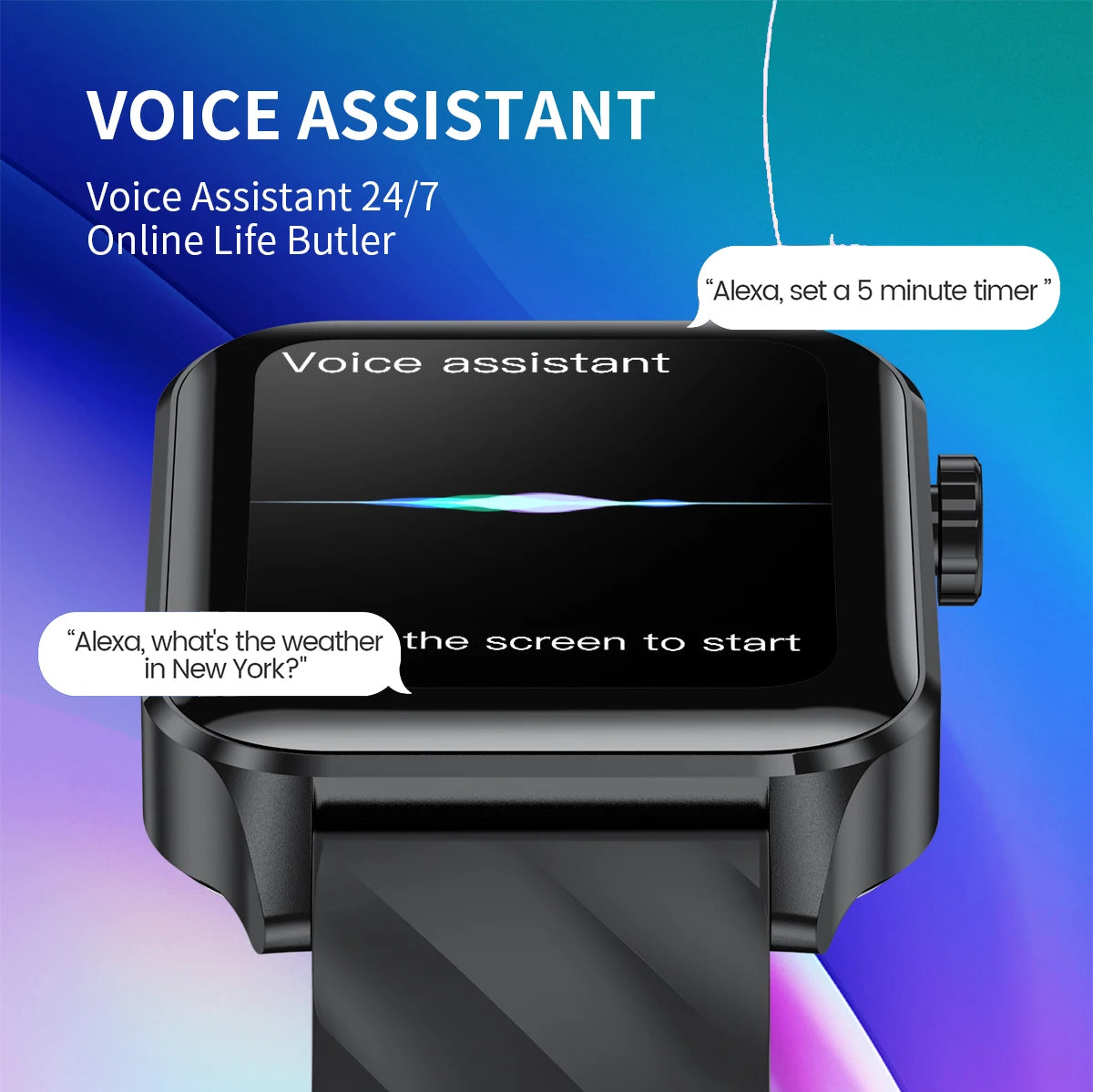 LIGE Smartwatch dla mężczyzn i kobiet Luksusowy Wodoszczelny Zegarek Sportowy z Pełnym Ekranem Dotykowym Smartwatch Fitness dla Xiaomi Huawei Android iOS iPhone