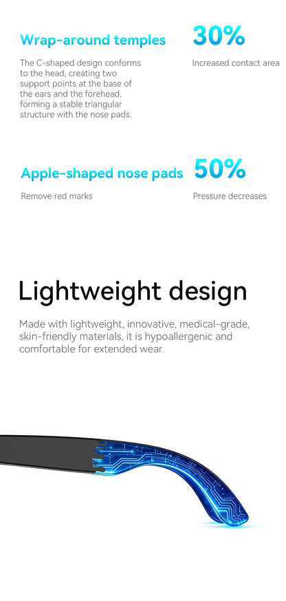 HD Camera Smart Glasses For Women Men Simultaneous Translation Eyewear Flashlight Audio And Video Recording Eyeglasses Music