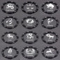 12 Zodiac Constellation Signs Bracelets for Men Women Real Natural Tiger Eye Stone Bead Bracelet Leo Taurus Charm Couple Jewelry